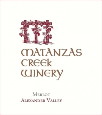 Matanzas Creek Merlot, Alexander Valley