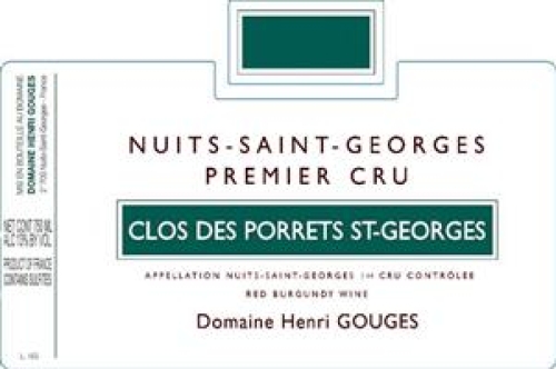 Domaine Henri Gouges Nuits-St-Georges Clos des Porrets, 1er Cru