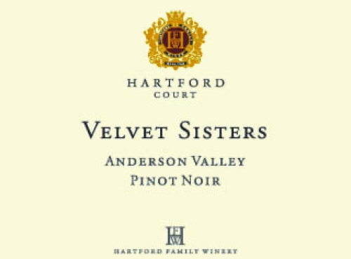 Hartford Court Pinot Noir, Velvet Sister's, Anderson Valley