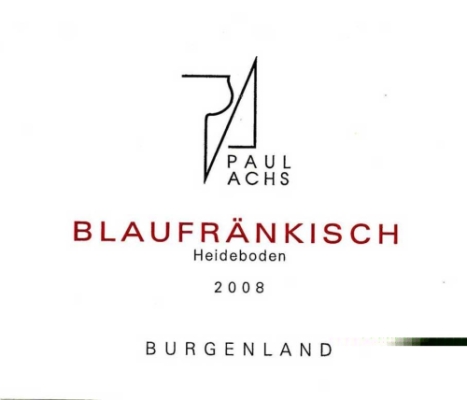 Paul Achs Blaufrankisch Heideboden, Burgenland