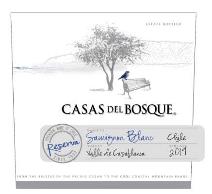 Casas del Bosque Sauvignon Blanc, Reserva, Casablanca Valley