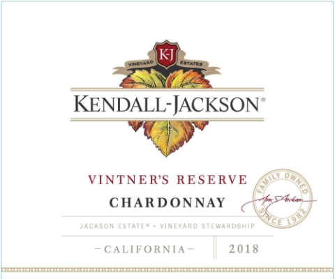 Kendall-Jackson Chardonnay, Vintner's Reserve, California