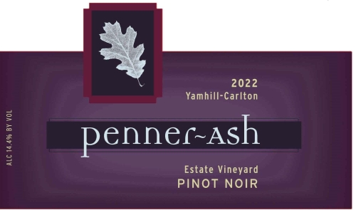 Penner-Ash Pinot Noir, Estate Vineyard, Yamhill-Carlton 