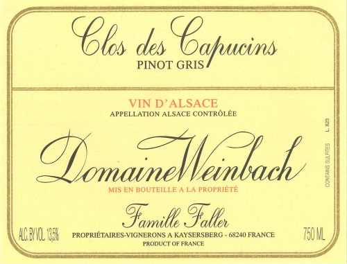 Domaine Weinbach Pinot Gris Clos des Capucins