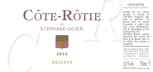 Domaine Stéphane Ogier Cotes Rotie Reserve