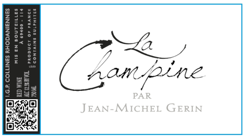 Jean-Michel Gerin Syrah "La Champine"