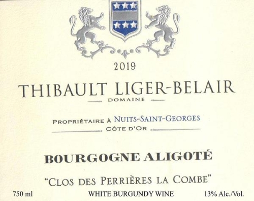 Domaine Liger-Belair Bourgogne Aligote Clos des Perrieres la Combe