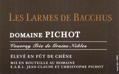 Pichot Vouvray, Les Larmes de Bacchus