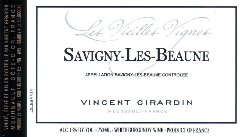 Vincent Girardin Savigny Les Beaune, Vieilles Vignes Blanc