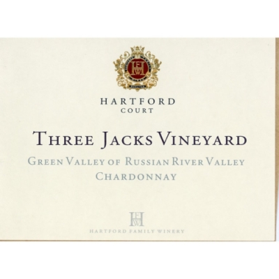 Hartford Court Chardonnay, Three Jacks Vineyard, Green Valley