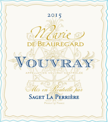 Saget La Perriere Vouvray "Marie de Beauregard"