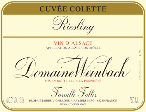 Domaine Weinbach Riesling Colette