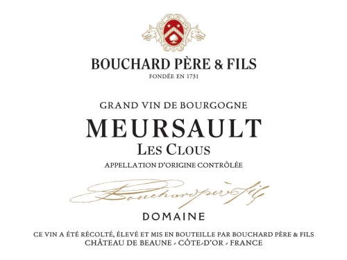 Bouchard Père & Fils Meursault Les Clous