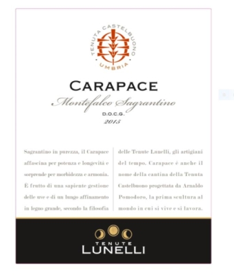 Tenute Lunelli Tenuta Castelbuono, Carapace Montefalco Sagrantino DOCG