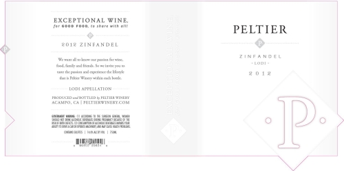 Peltier Winery Zinfandel