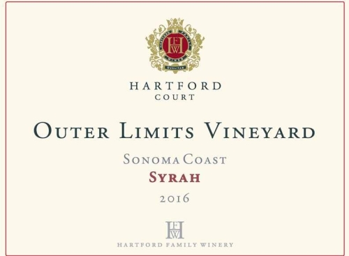 Hartford Court Syrah, Outer Limits Vineyard, Sonoma Coast