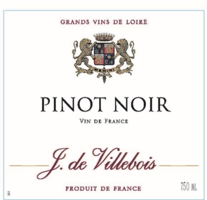 J. De Villebois Pinot Noir Vin de France