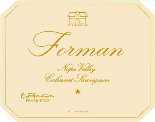 Forman Vineyard Cabernet Sauvignon, Napa Valley