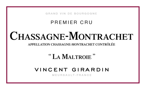 Vincent Girardin Chassagne-Montrachet La Maltroie Rouge, 1er Cru