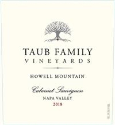 Taub Family Vineyards Cabernet Sauvignon, Howell Mountain