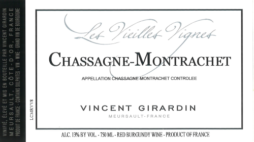 Vincent Girardin Chassagne-Montrachet Vieilles Vignes