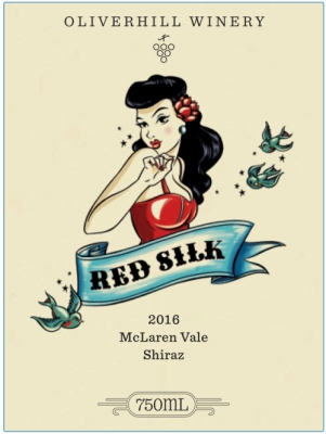 Oliverhill  Shiraz, Red Silk, McLaren Vale