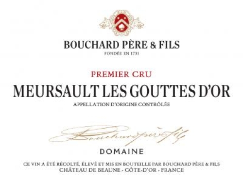 Bouchard Père & Fils Meursault Les Gouttes d'Or, 1er Cru