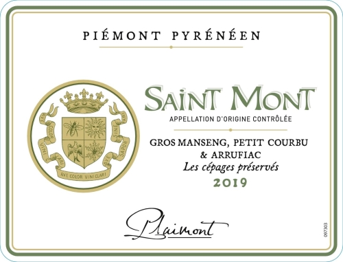 Plaimont Les Cepages Preserves Blanc, Saint Mont AOC