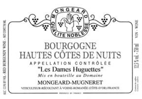 Domaine Mongeard-Mugneret Bourgogne Hautes Cotes Les Dames Huguettes