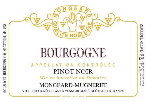 Domaine Mongeard-Mugneret Bourgogne Pinot Noir