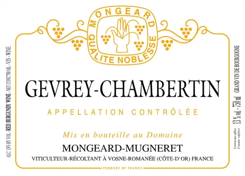 Domaine Mongeard-Mugneret Gevrey Chambertin